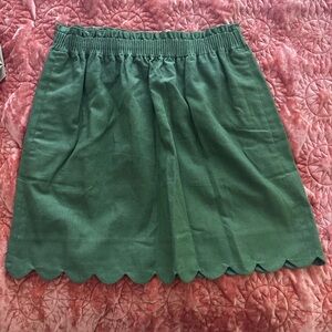 J Crew scalloped skirt size 8